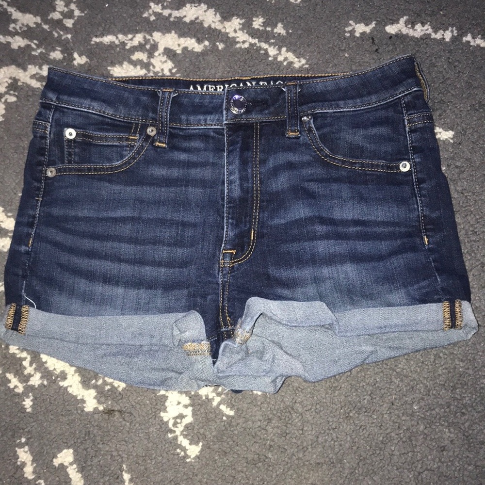 American Eagle Dark Wash Jean Shorts